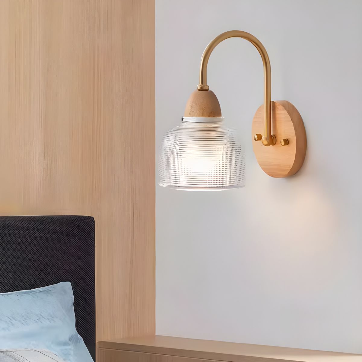 Applique murale en bois vintage │ NALO