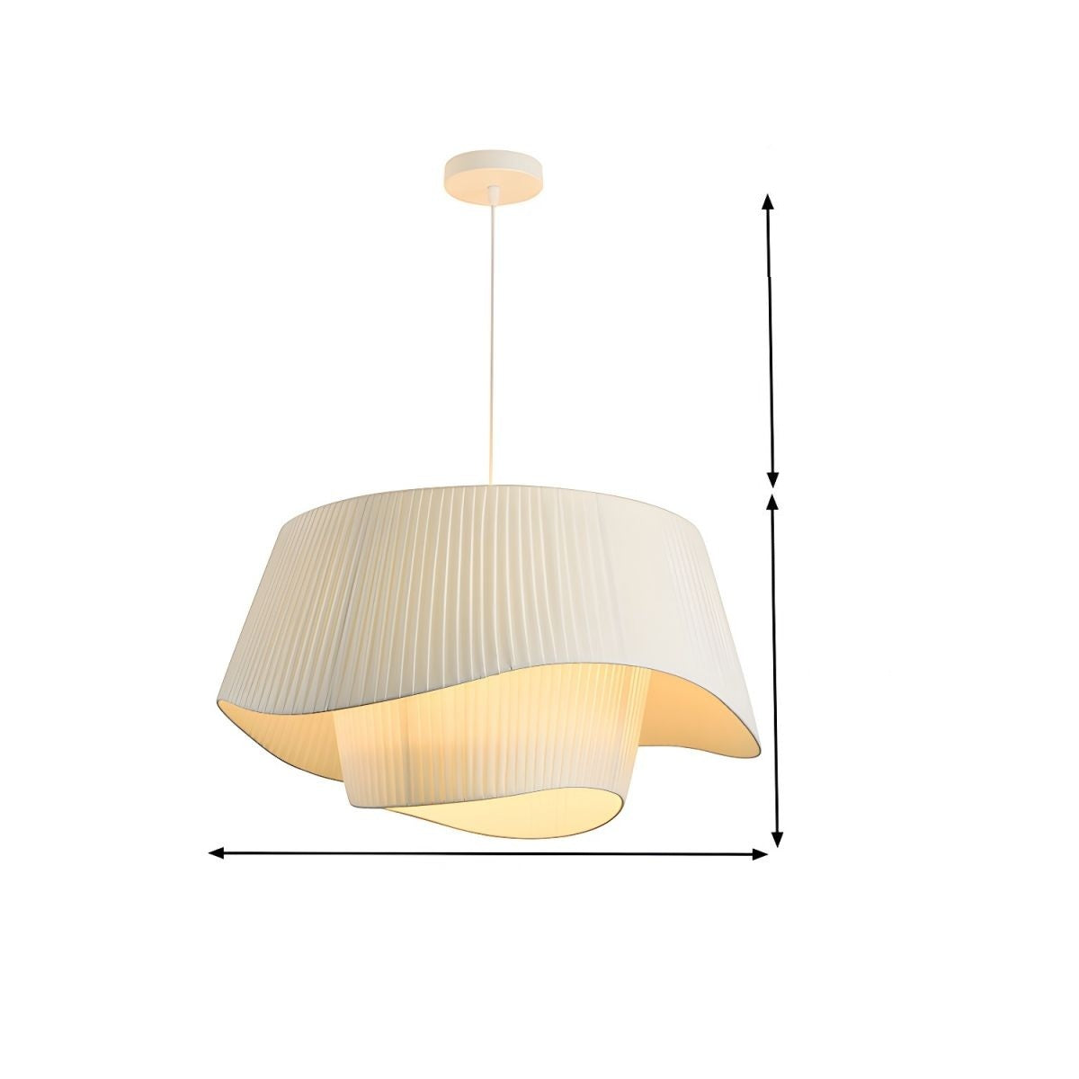 Suspension en tissu YOLANDE