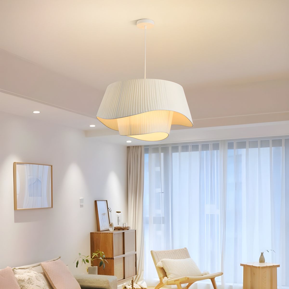 Suspension en tissu YOLANDE