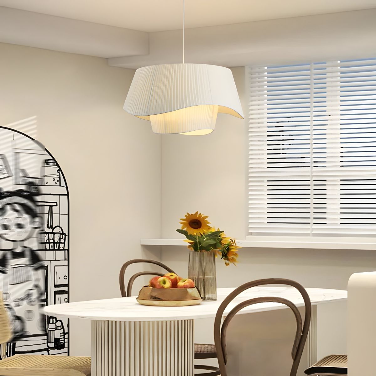 Suspension en tissu YOLANDE