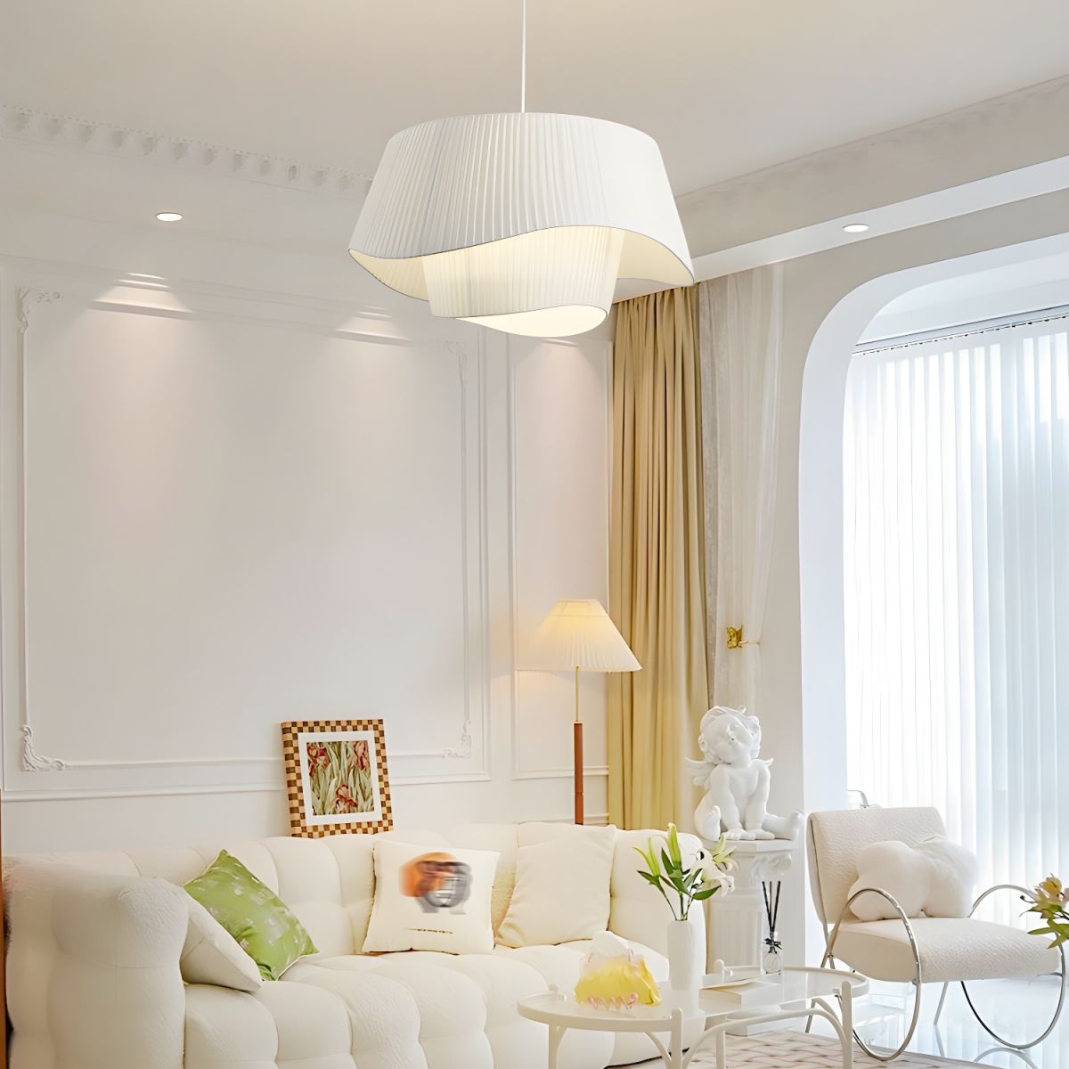 Suspension en tissu YOLANDE