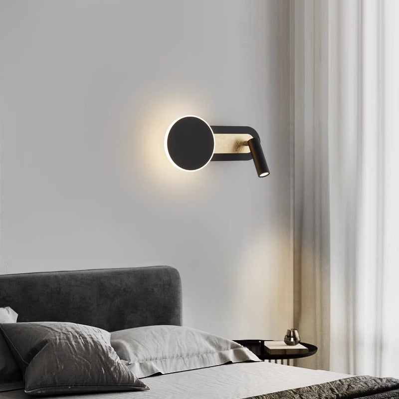 Applique murale liseuse LED design avec double source lumineuse│ CESJKA