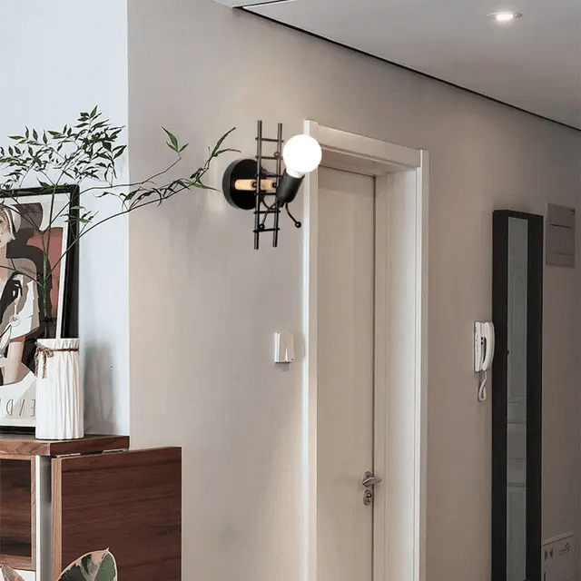 Applique murale LED en verre et acier │ KLINT