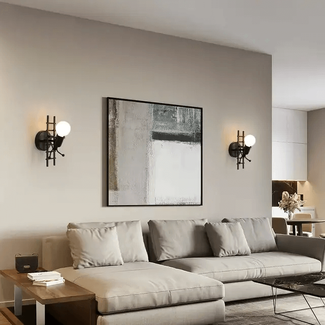 Applique murale LED en verre et acier │ KLINT