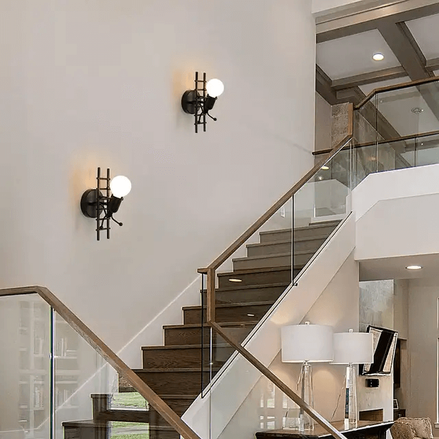 Applique murale LED en verre et acier │ KLINT