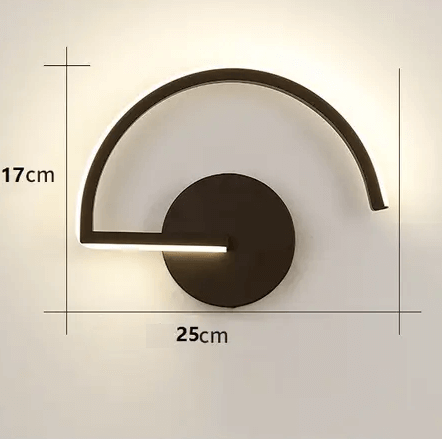 Applique murale LED moderne en métal│ LIDJAT