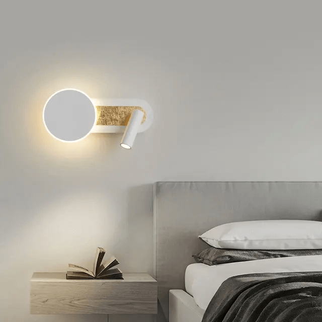 Applique murale liseuse LED design avec double source lumineuse│ CESJKA