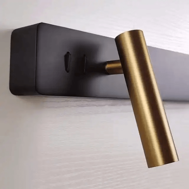 Applique murale LED moderne avec double source lumineuse│ SKEPIR