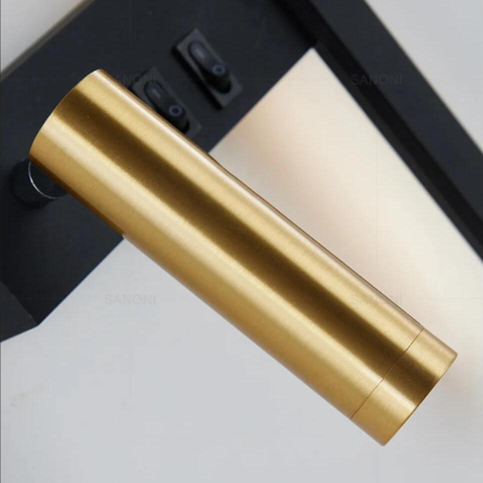 Applique murale LED métallique avec double source lumineuse│ FROJA