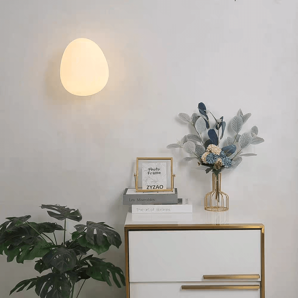 Applique murale LED au design nordique en forme d'œuf│ ILSKOT