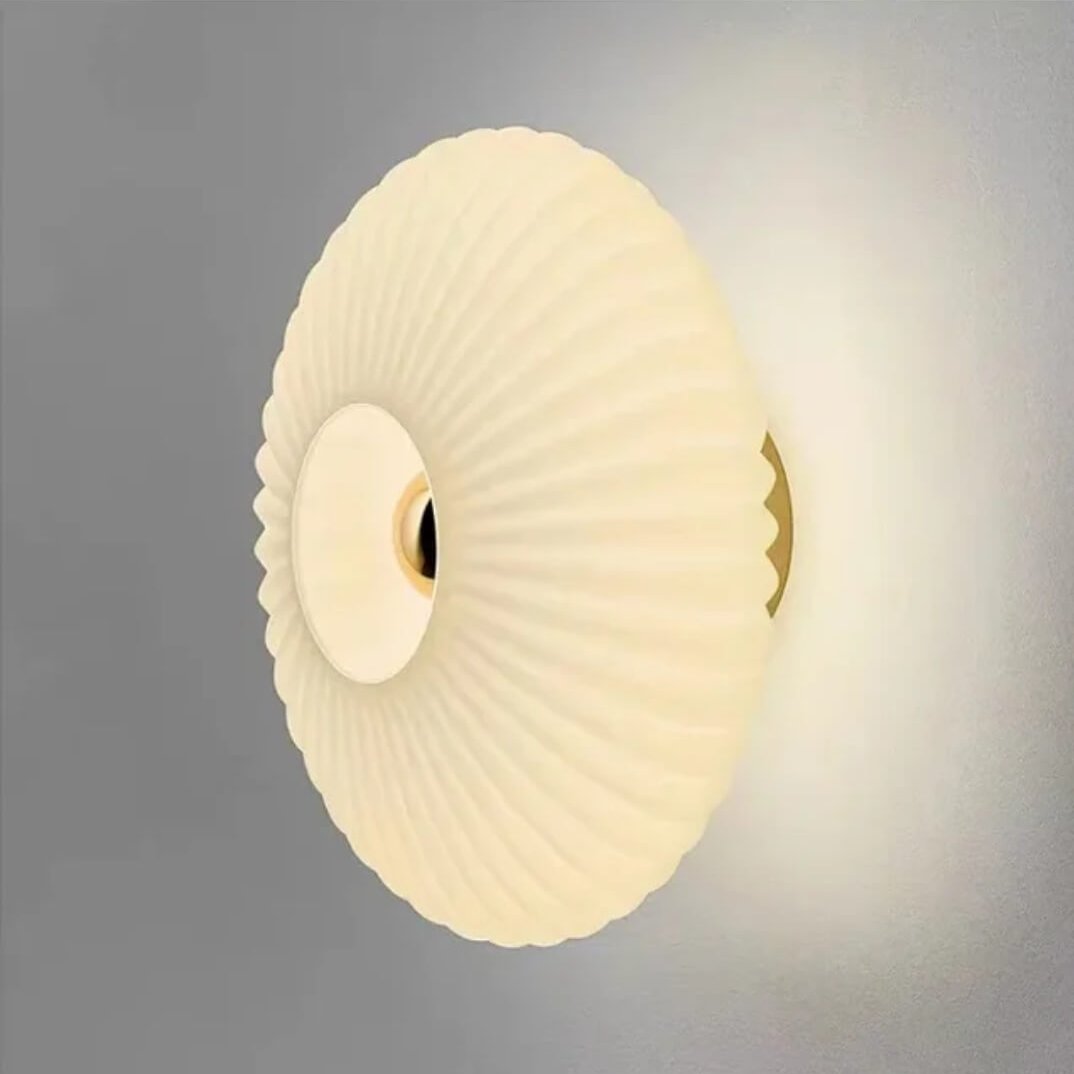 Applique murale en verre LED ondulée │ ENOLIT