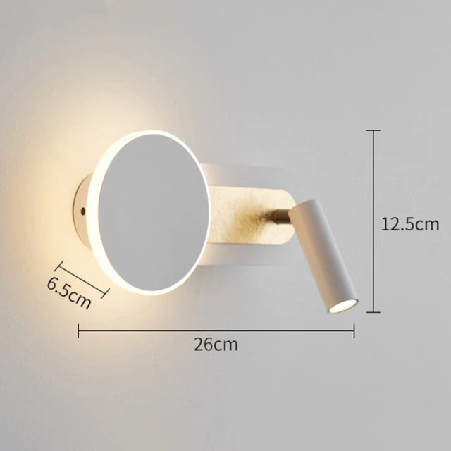Applique murale liseuse LED design avec double source lumineuse│ CESJKA