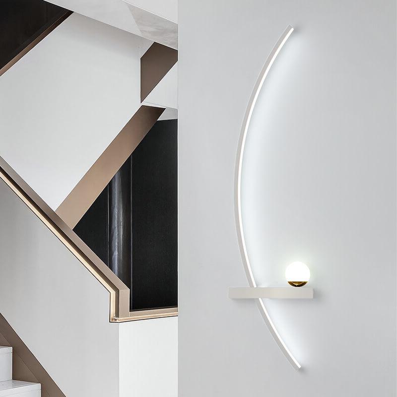 Applique murale LED métallique circulaire │ DAITSU