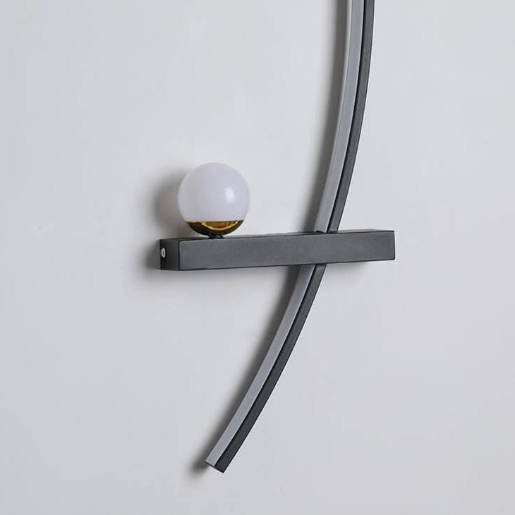 Applique murale LED métallique circulaire │ DAITSU