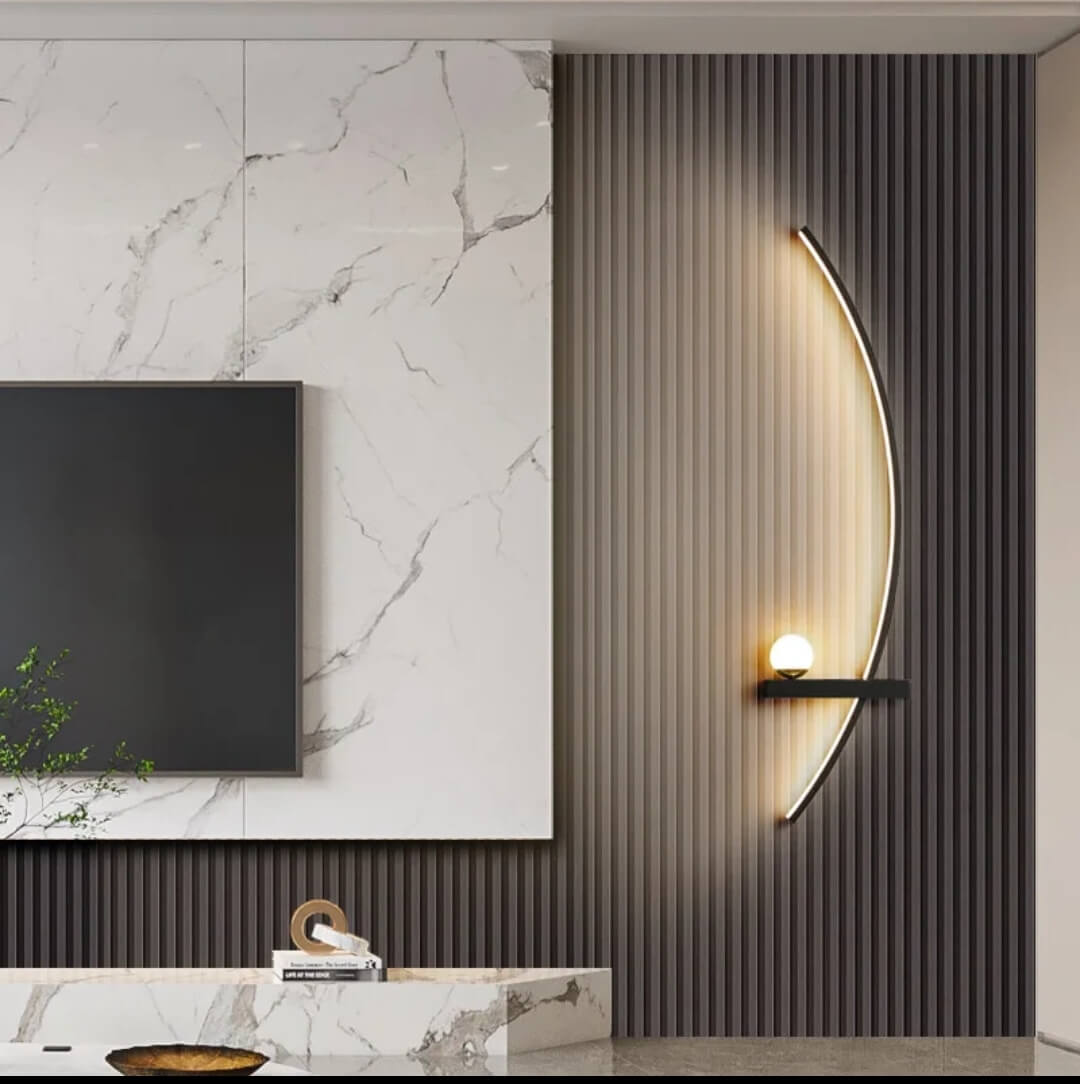 Applique murale LED métallique circulaire │ DAITSU
