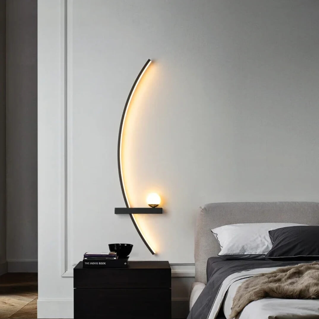 Applique murale LED métallique circulaire │ DAITSU