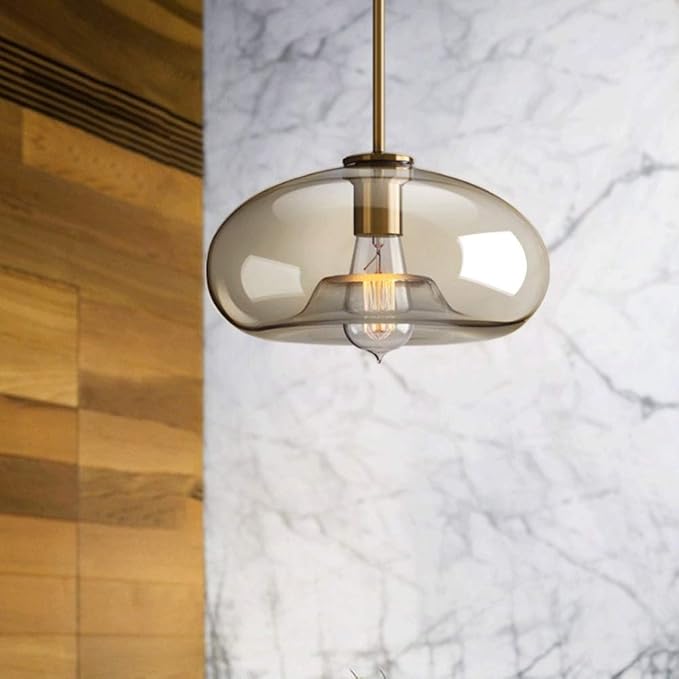 Suspension en verre fumé TOMARO