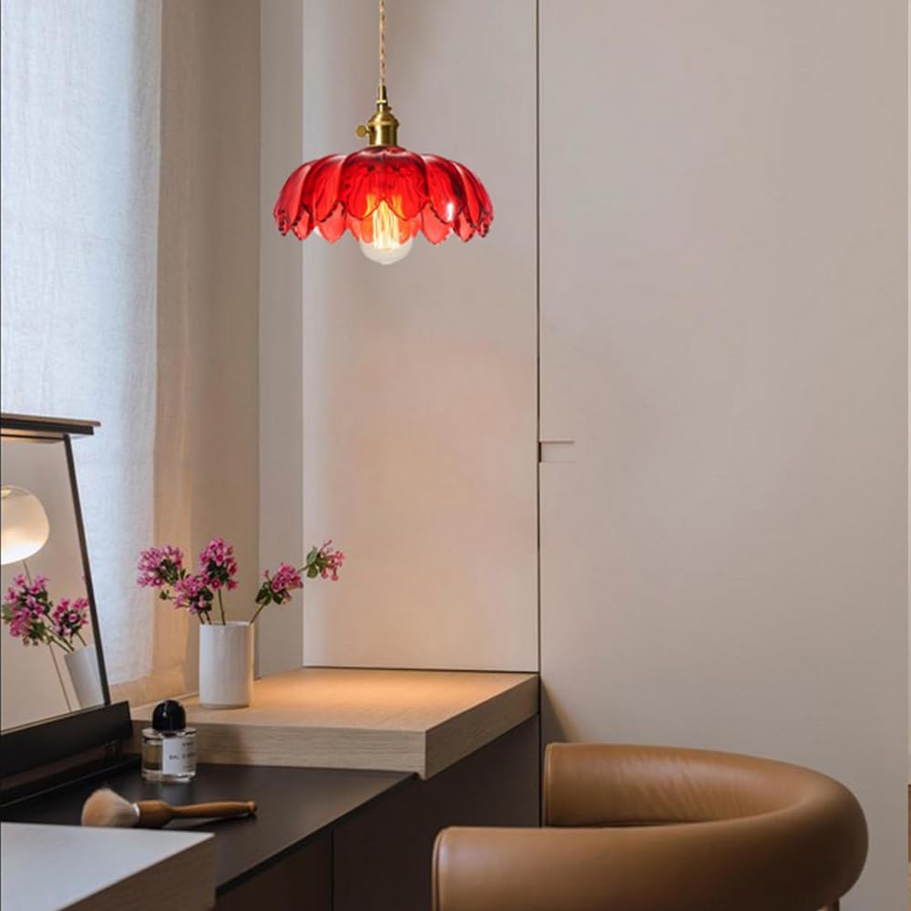 Suspension en verre vintage FLORIDA