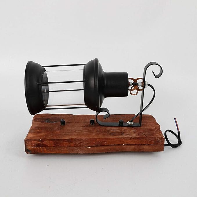 Applique murale industrielle en bois CANDLE
