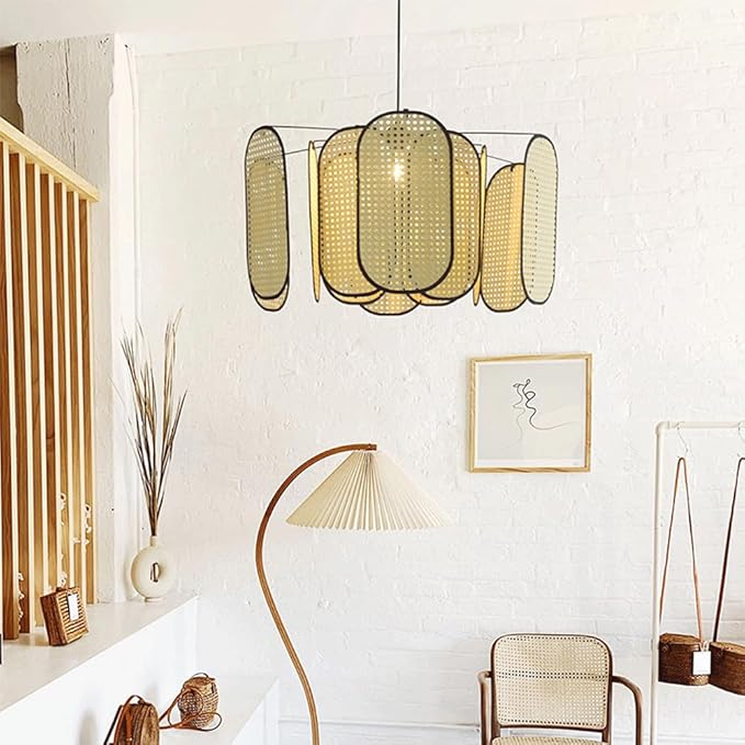 Suspension en rotin AMALIA