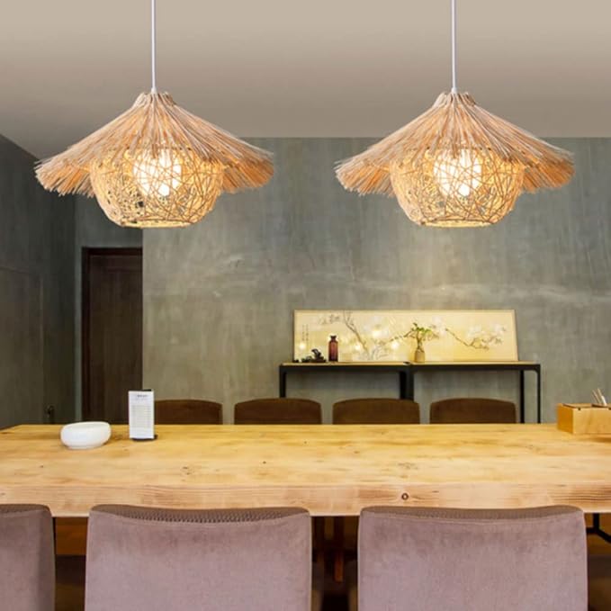 Suspension bohème en osier TABOH