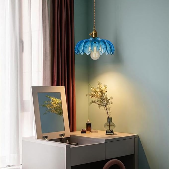 Suspension en verre vintage FLORIDA