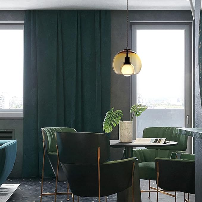 Suspension en verre fumé OPIA