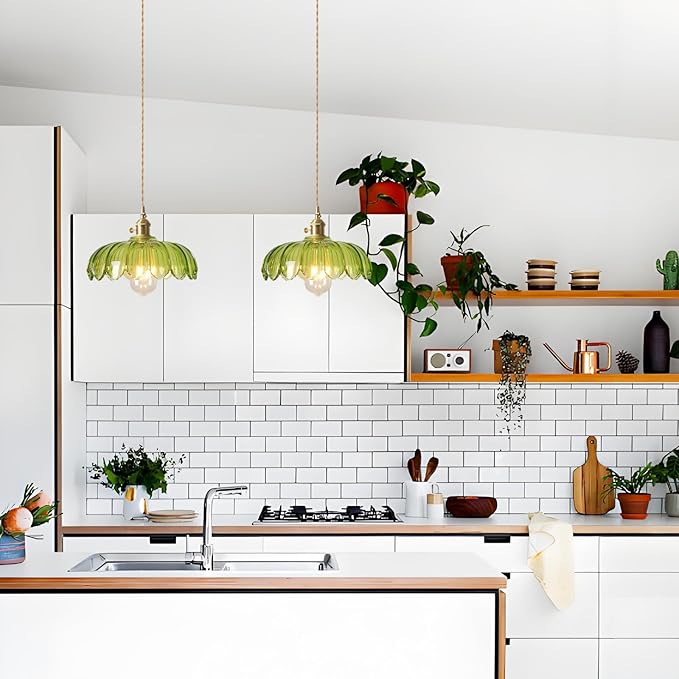 Suspension en verre vintage FLORIDA