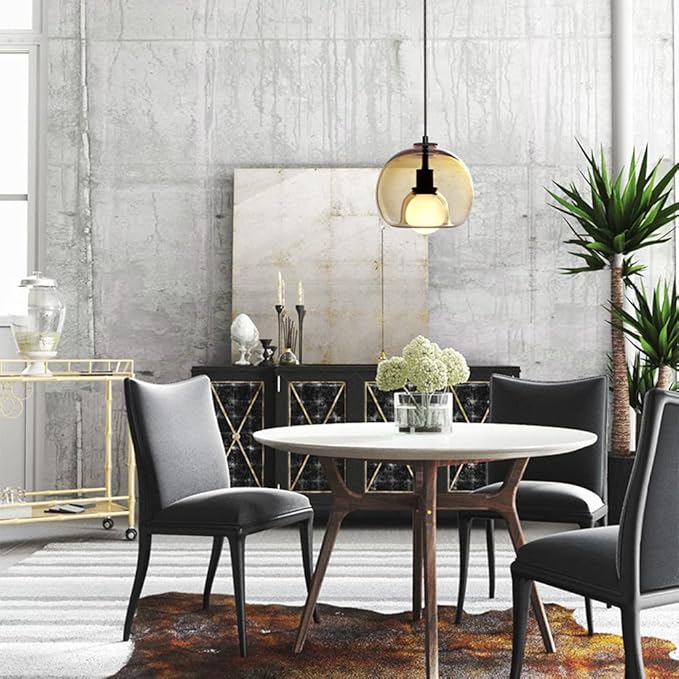 Suspension en verre fumé OPIA