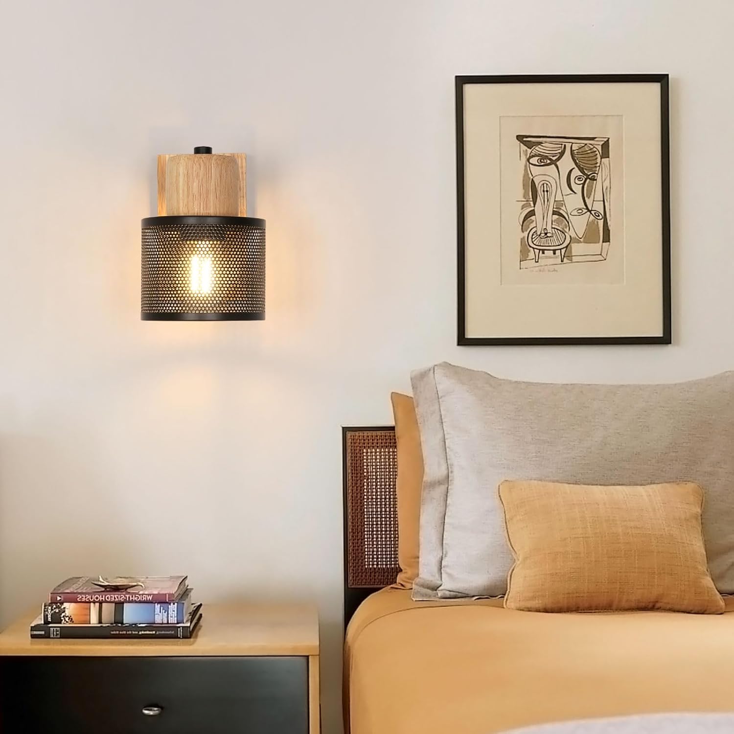 Applique murale vintage en bois articulée │ ENACO