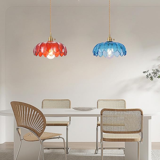 Suspension en verre vintage FLORIDA