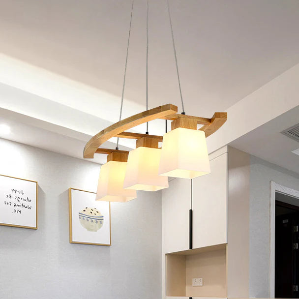 Suspension en bois RUFI