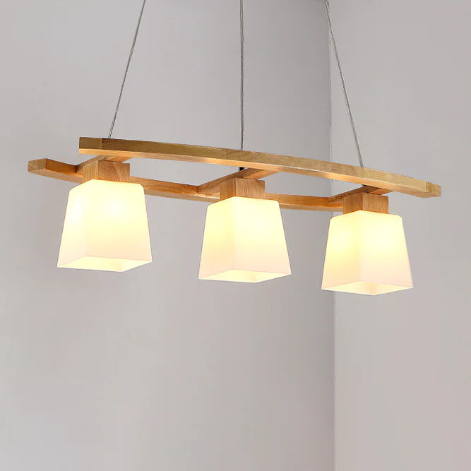 Suspension en bois RUFI