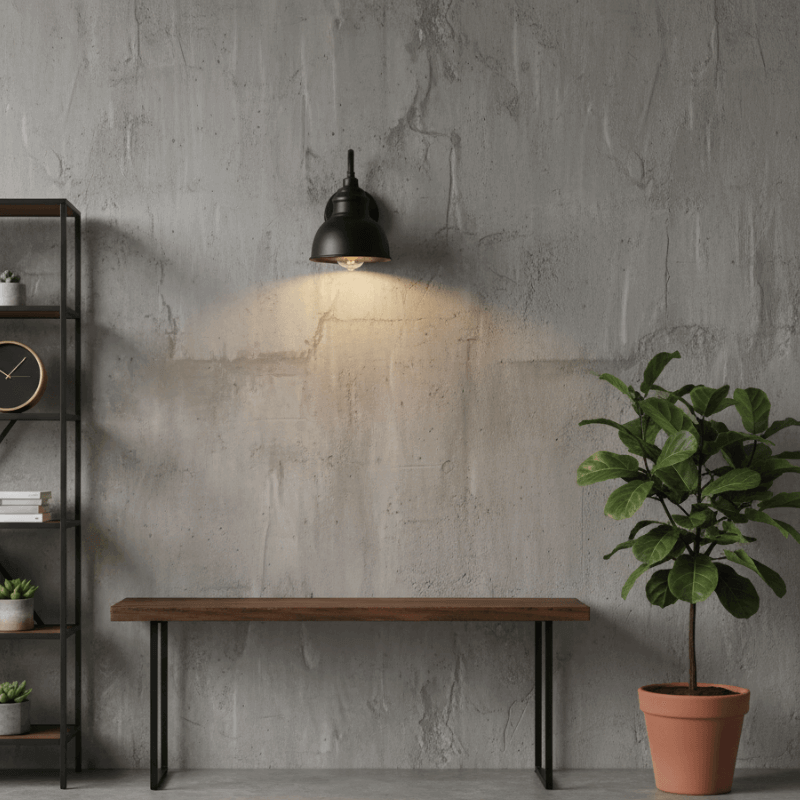 Applique murale industrielle