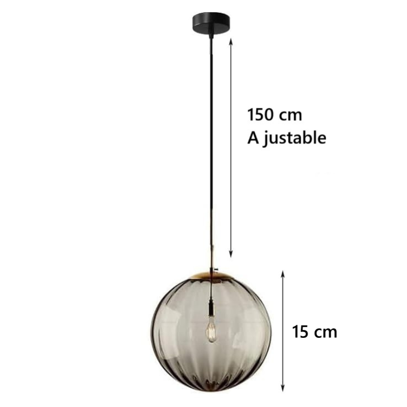 Suspension en verre soufflé GORA