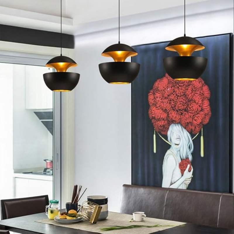 Luminaire suspension design scandinave en métal LED SIARA