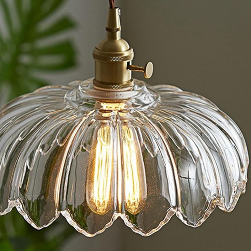 Suspension en verre vintage FLORIDA