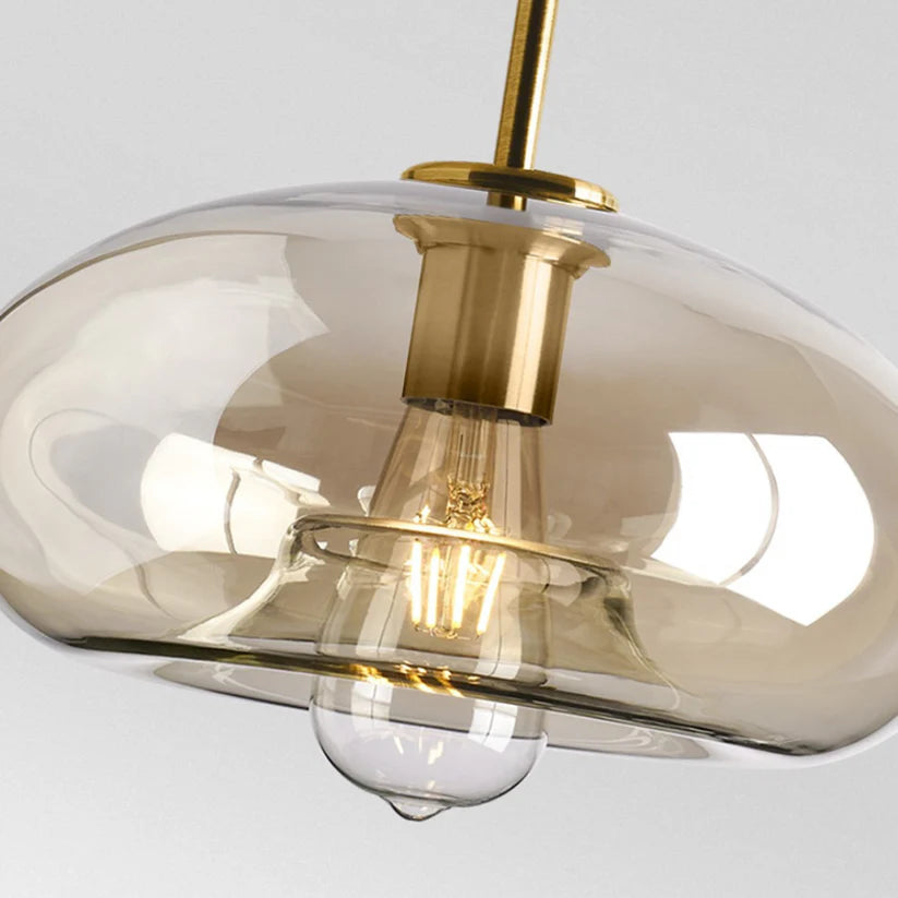 Suspension en verre fumé TOMARO