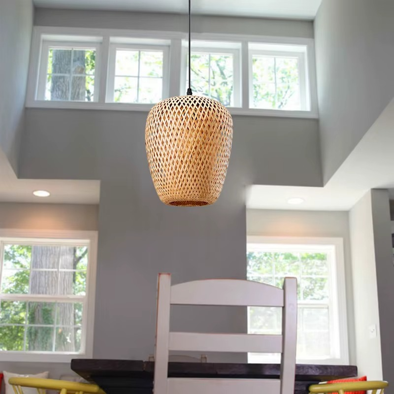 Suspension bohème en bambou POLENKA