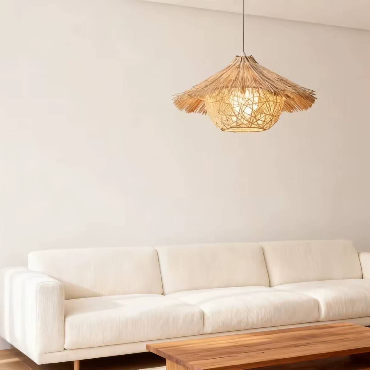 Suspension bohème en osier TABOH