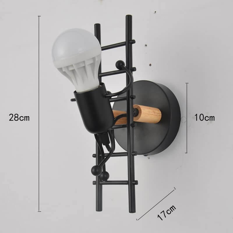 Applique murale LED en verre et acier │ KLINT