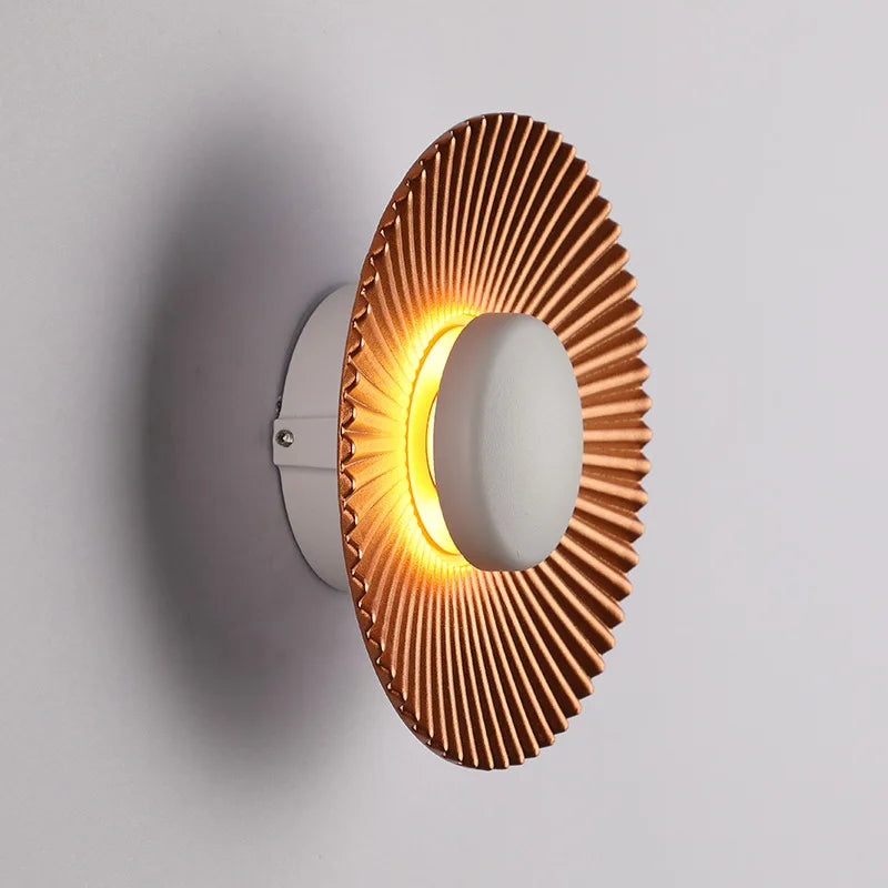 Applique murale LED moderne ronde en aluminium │ WASIDA