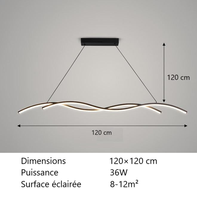 Suspension îlot cuisine LED | TENOL