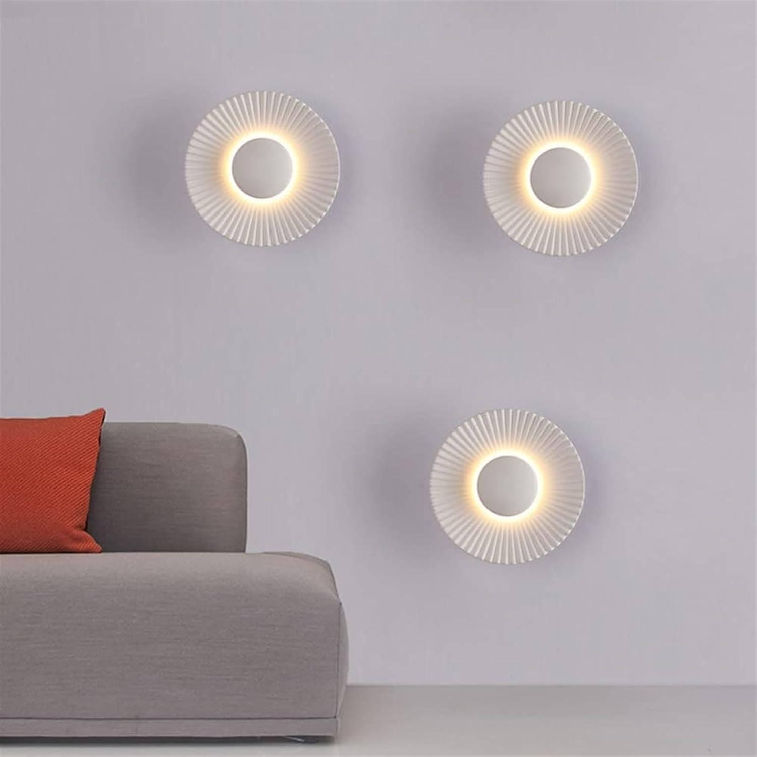 Applique murale LED moderne ronde en aluminium │ WASIDA