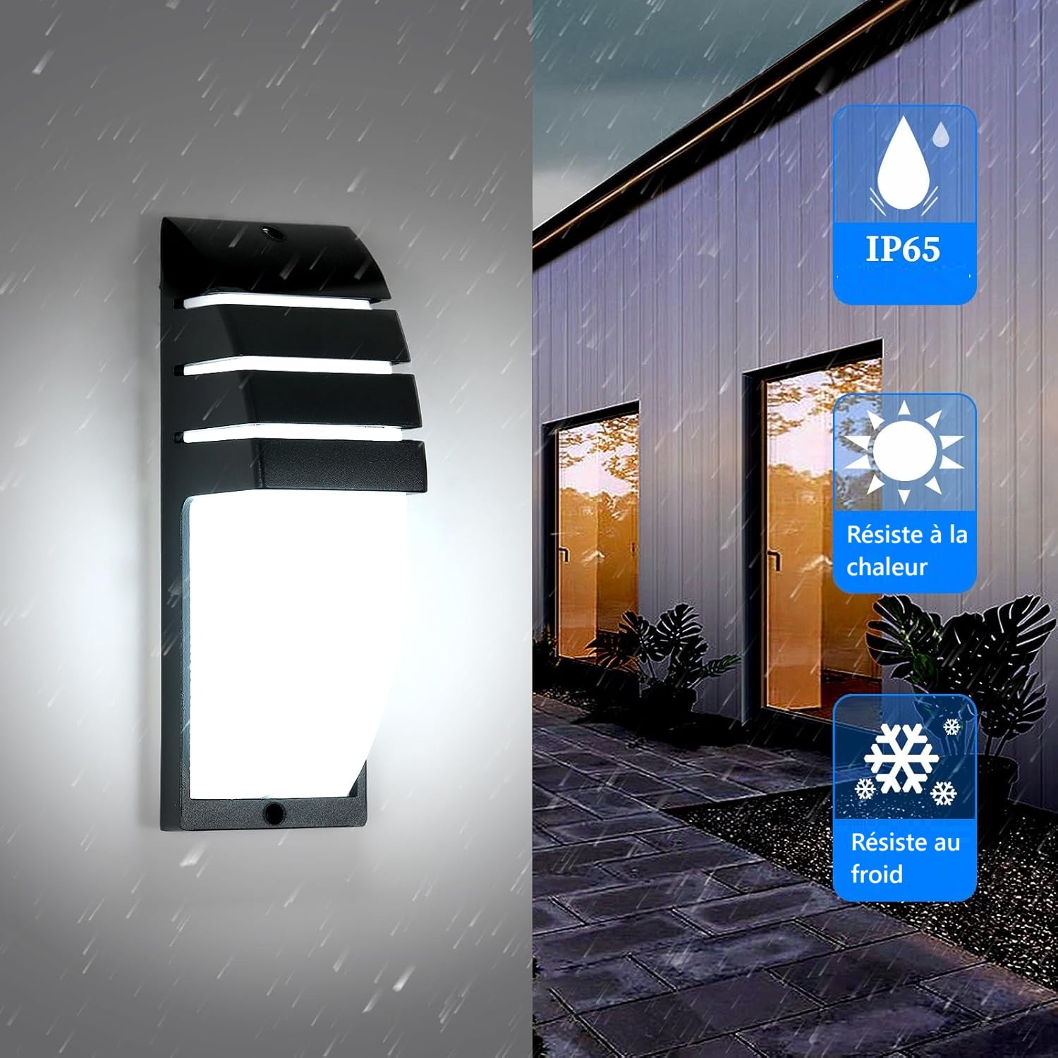 Applique murale extérieure LED │ PALINKA
