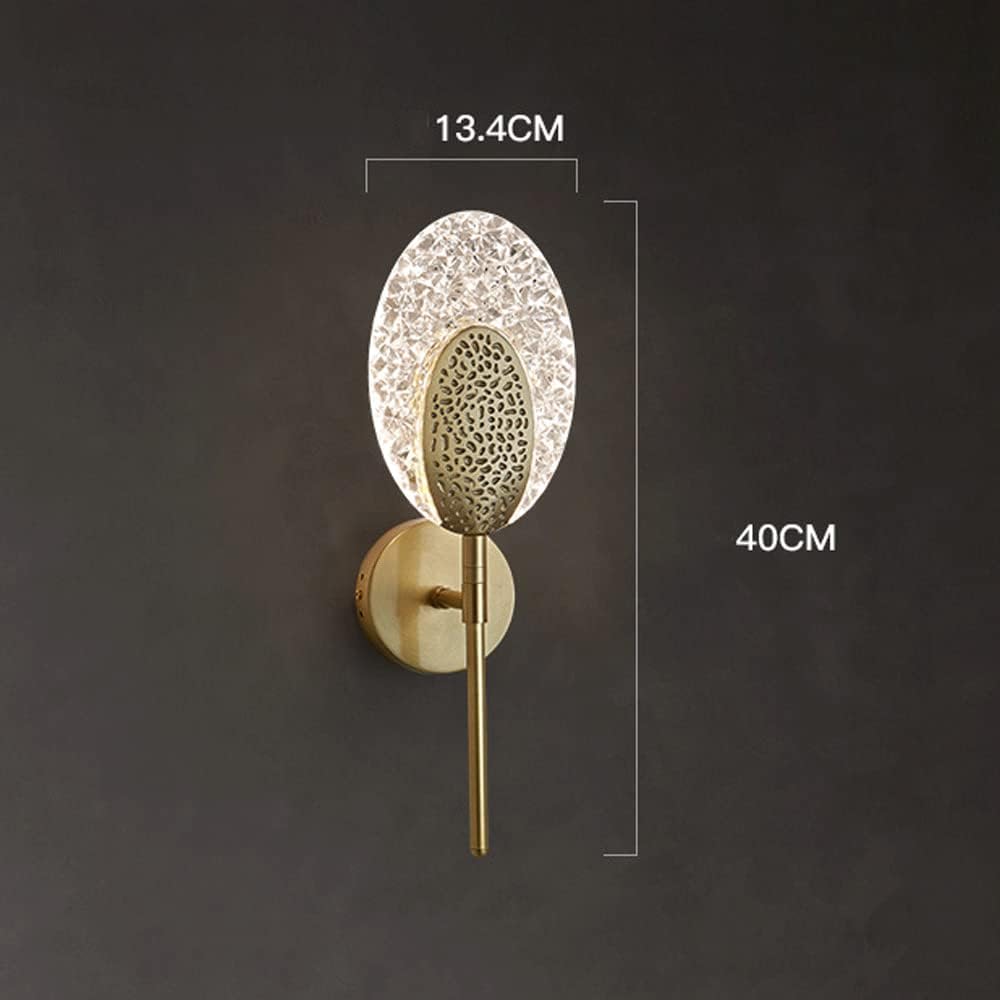 Applique murale dorée LED en laiton │ CAÎLA