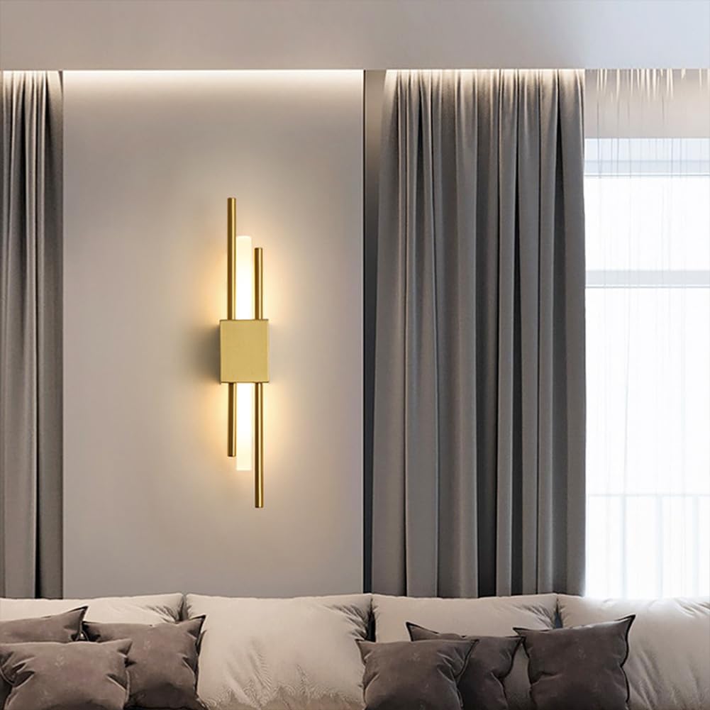 Applique murale LED intérieur en laiton et acrylique │ BECO