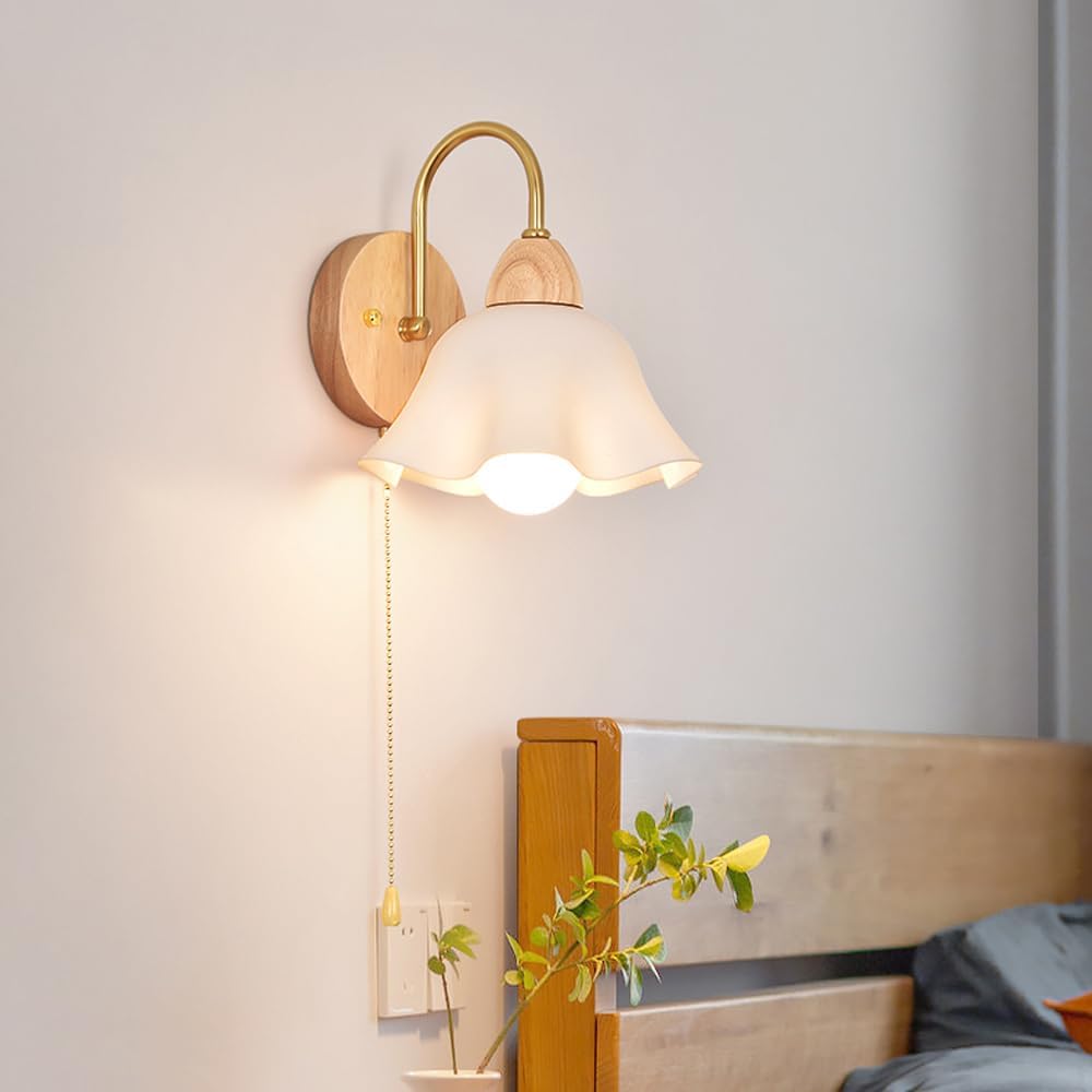 Applique murale vintage fleur en bois │ ROSA