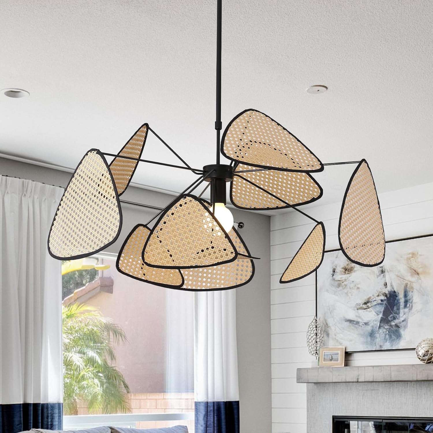 Suspension en rotin AFONA