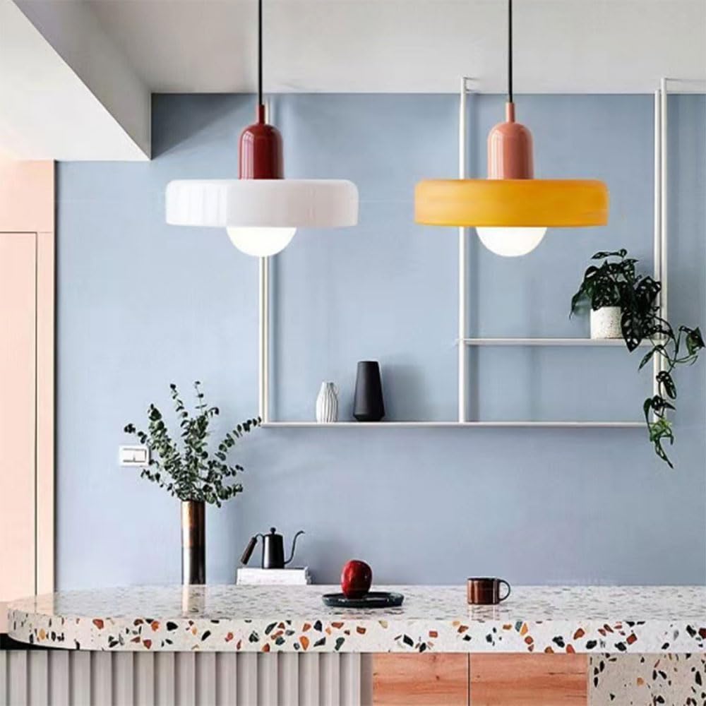 Suspension Scandinave en verre coloré COSO